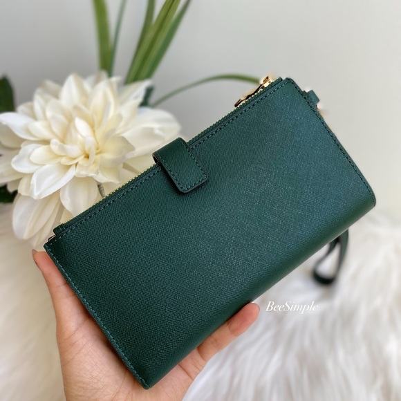 Michael Kors Jet Set Travel Double Zip Wristlet - Picture 5 of 6